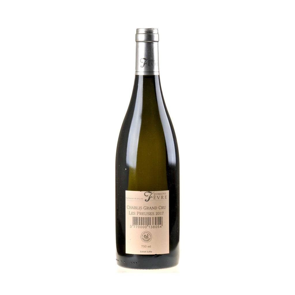 Domaine Nathalie et Gilles Fèvre Chablis Grand Cru Les Preuses 2017 Rücketikette