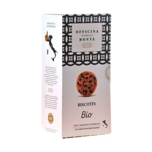 Officina Nobili Bonta Biscotin Bio 140g Seitenetikett