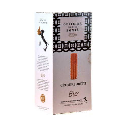 Officina Nobili Bonta Crumiri Dritti Bio 140g Seitenetikett