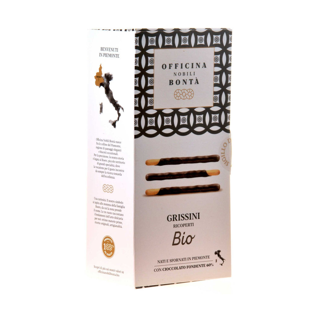 Officina Nobili Bonta Grissini Ricoperti Bio 150g Seitenetikett