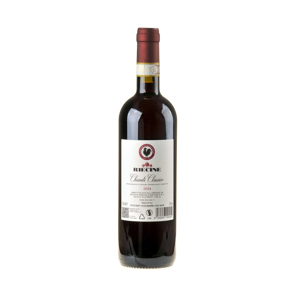 Riecine Chianti Classico Bio 2024 Rücketikett