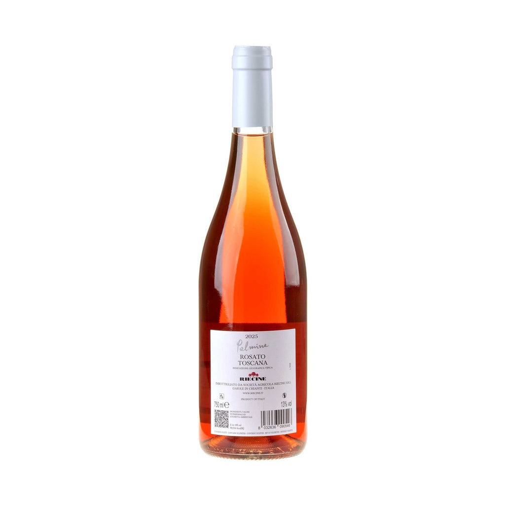 Riecine Palmina Rose IGT 2025 Rücketikett