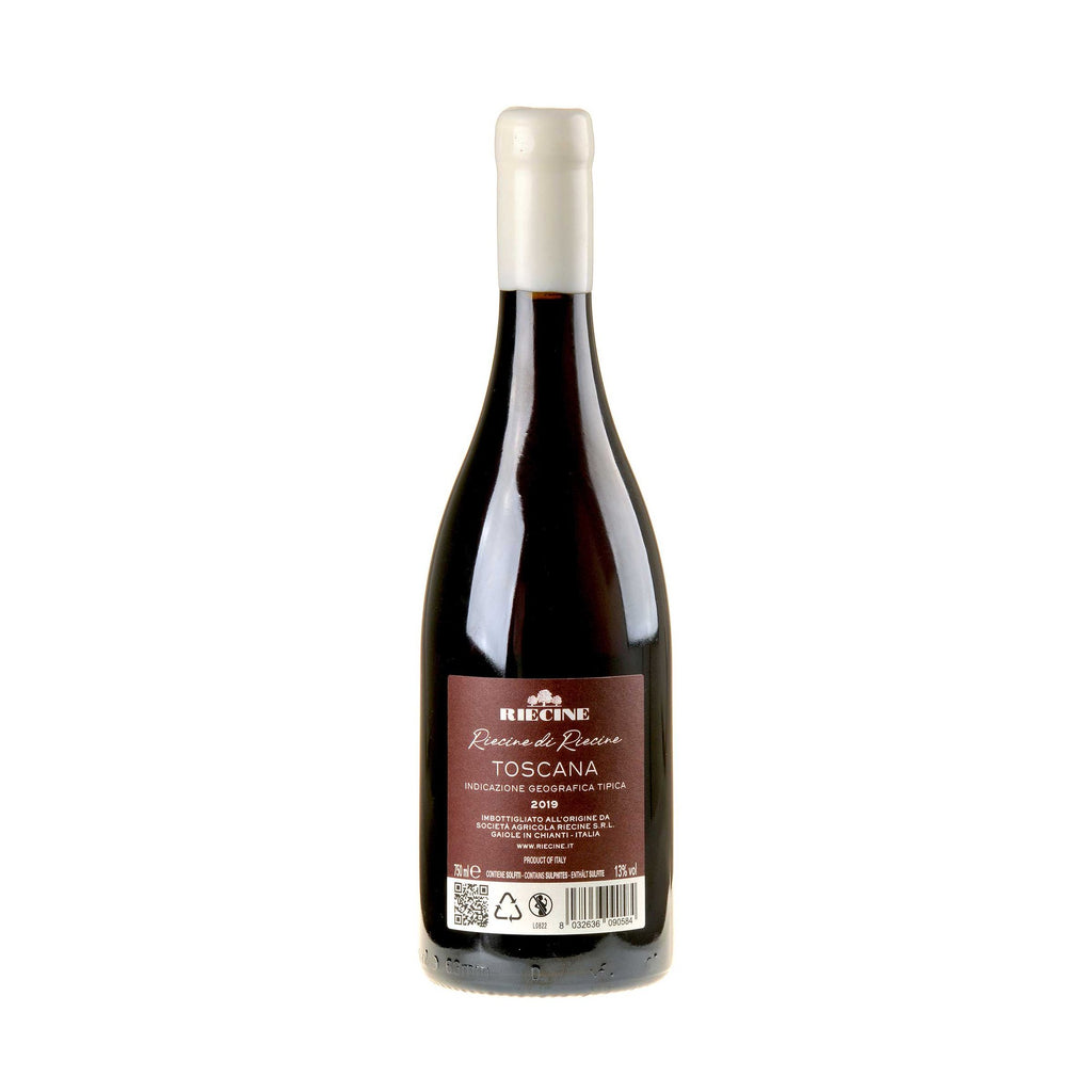 Riecine Riecine di Riecine Rosso Toscana 2019 Rücketikett