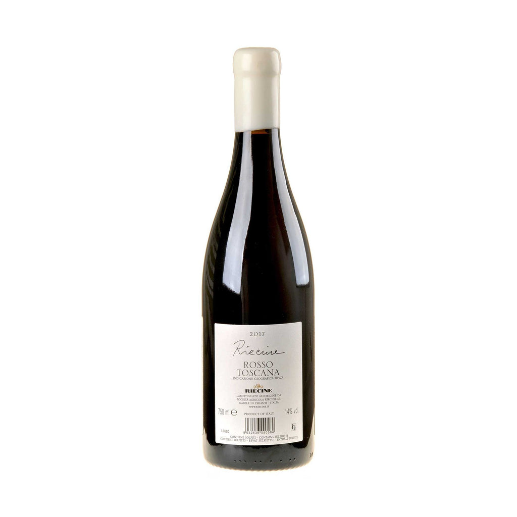 Riecine "RIECINE" Rosso Toscana 2017 Rücketikette