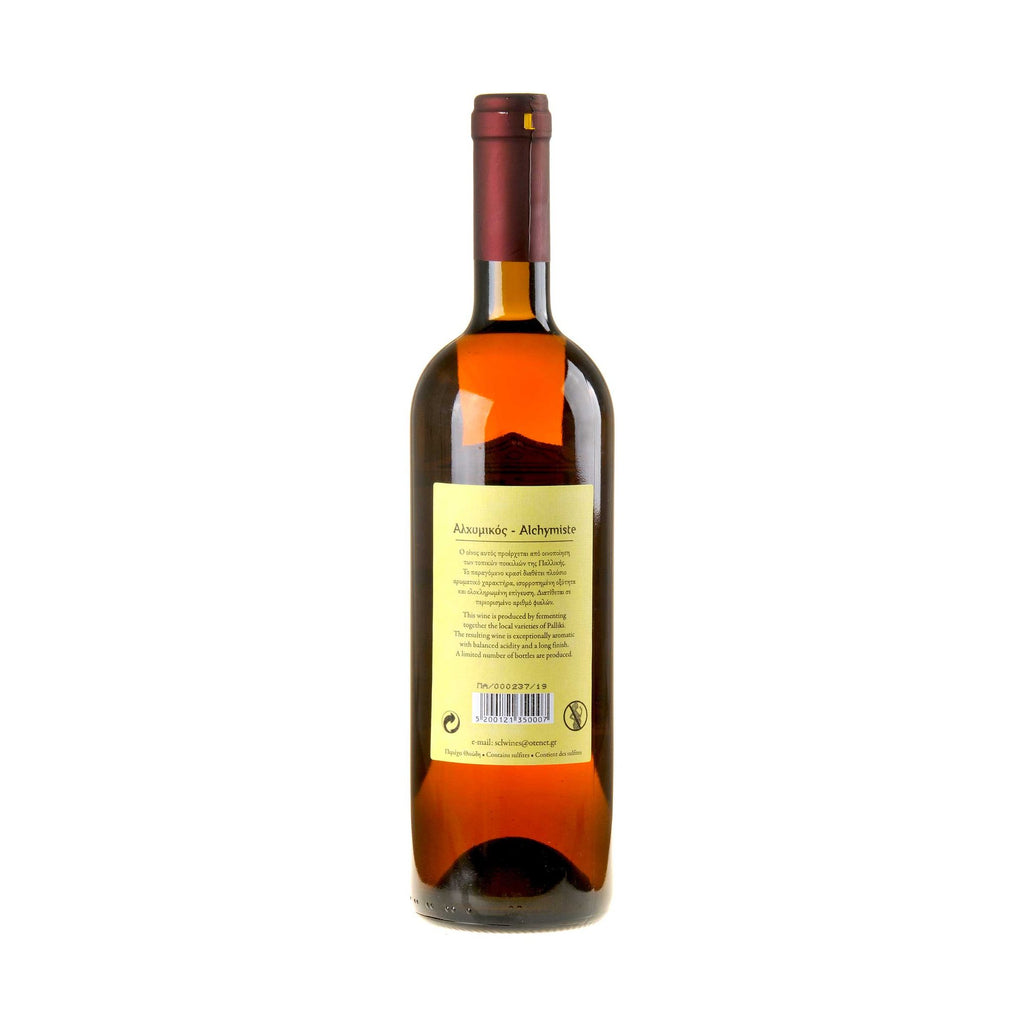 Sclavos Wines Alchymiste Rosé 2019 Rücketikette