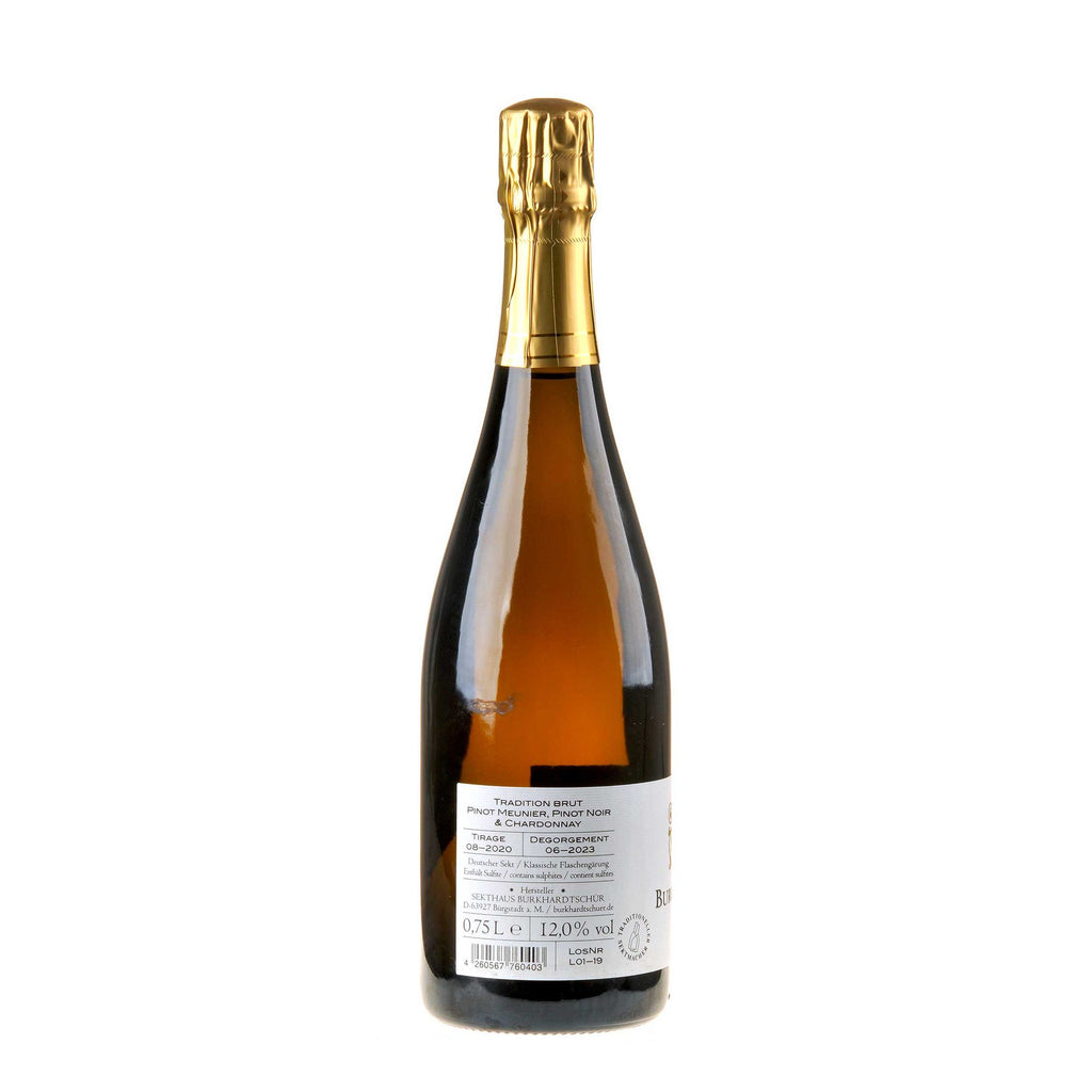 Bild Sekthaus BurkhardtSchür Tradition Brut Rücketikett
