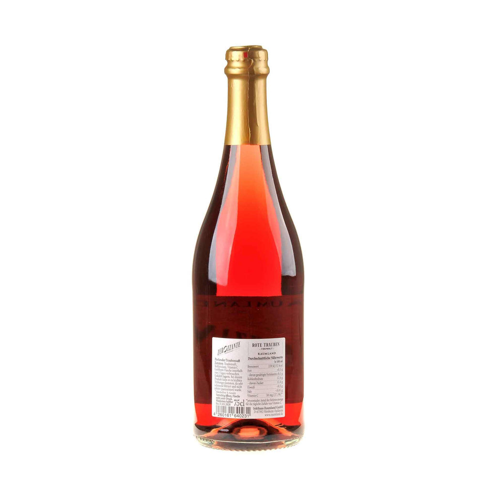Sekthaus Raumland Zerozzante - Cuvée No. 2 Rote Trauben alkoholfrei Rücketikett