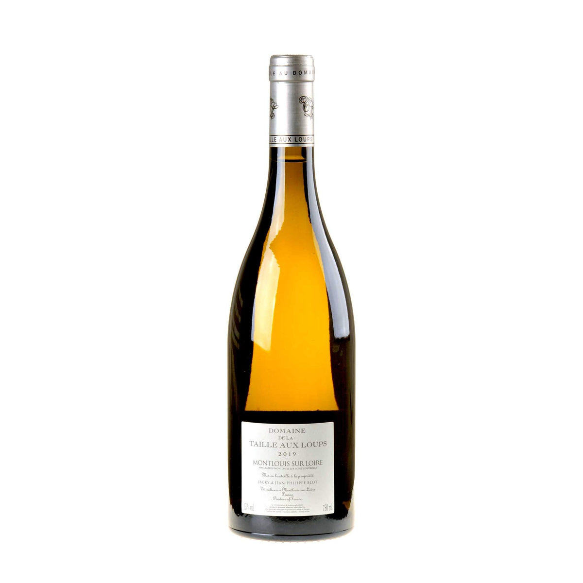 La Taille aux Loups Montlouis sur Loire sec Les Hauts de Husseau 2019 Rücketikett