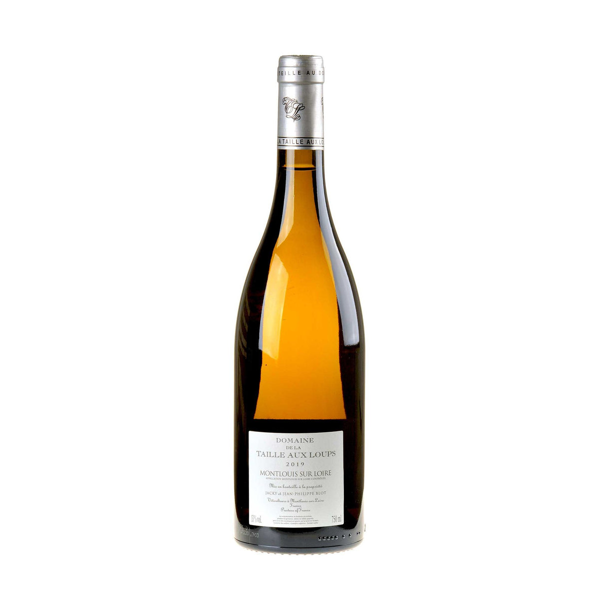 La Taille aux Loups Montlouis sur Loire sec Clos de Mosny 2019 Rücketikett