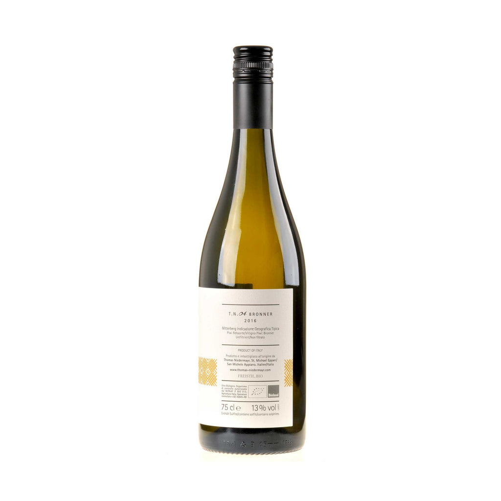 Thomas Niedermayr T.N. 04 Bronner 2016 Rücketikett