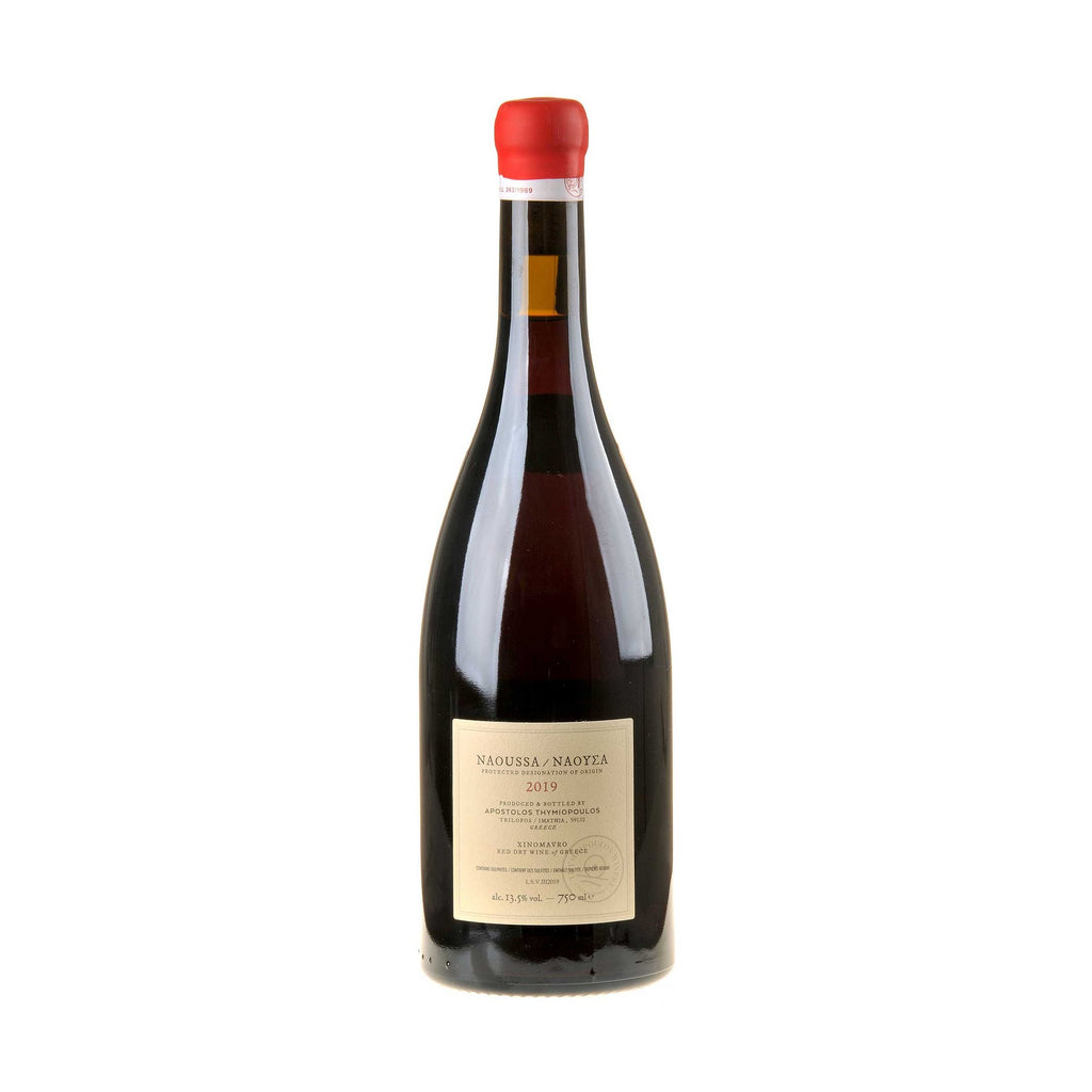 Thymiopoulos Vineyards Vrana Petra 2019 Rücketikett