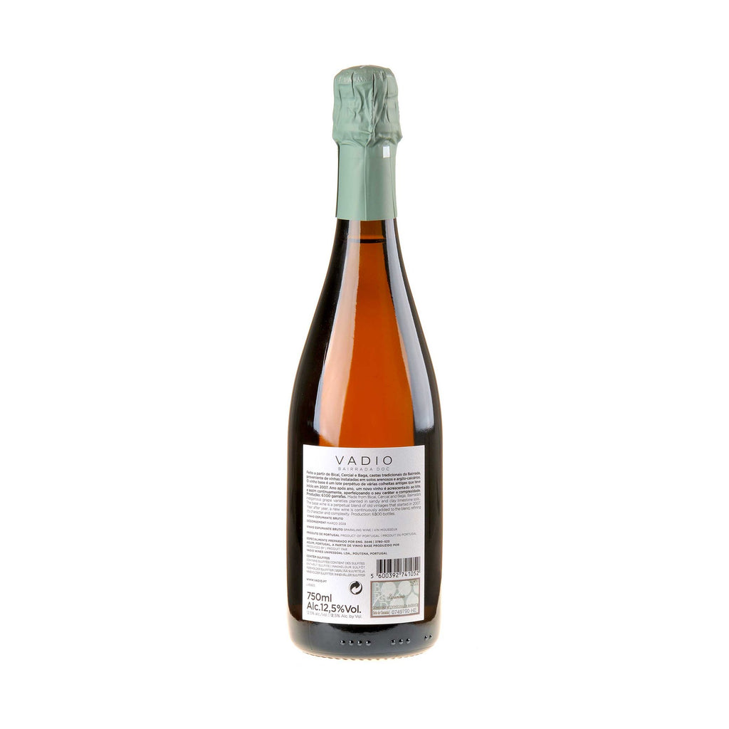 Vadio Perpetuum Solera Branco Brut Rücketikett