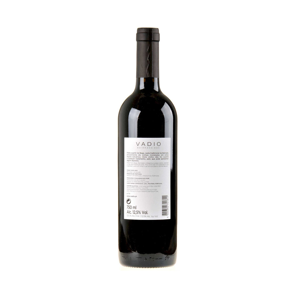 Vadio Vinho Tinto "VADIO" 2015 Rücketikette