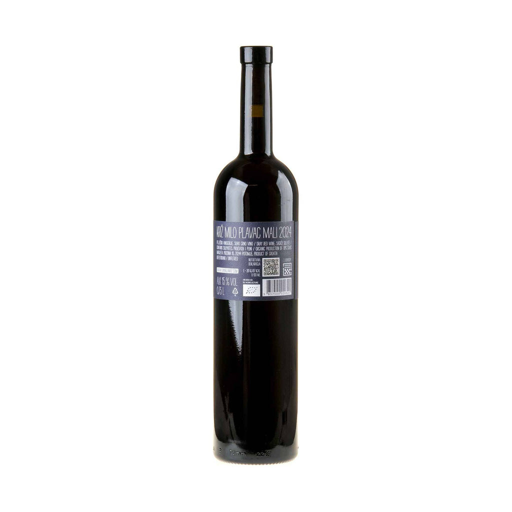 Vinarija Križ Milo Bio 2024 Rücketikett