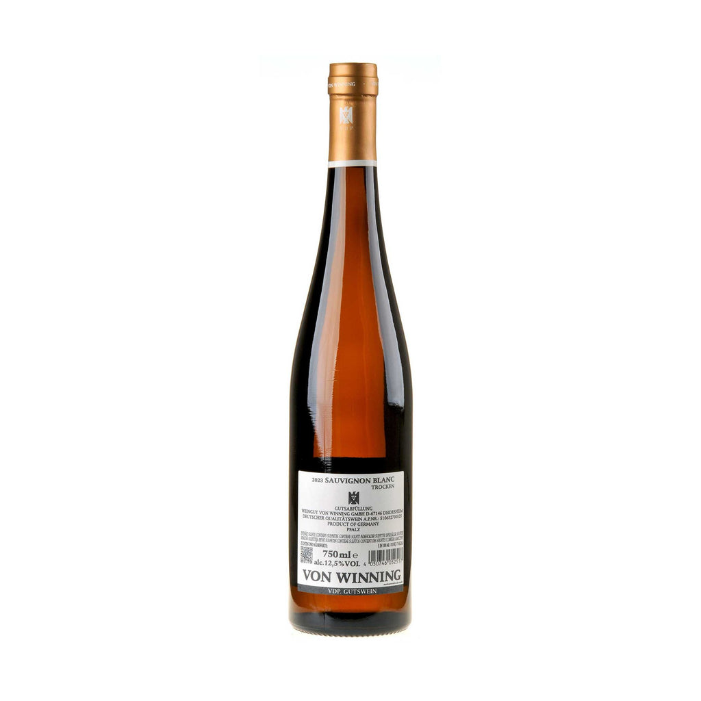 Von Winning Sauvignon Imperiale 2023 Rücketikett