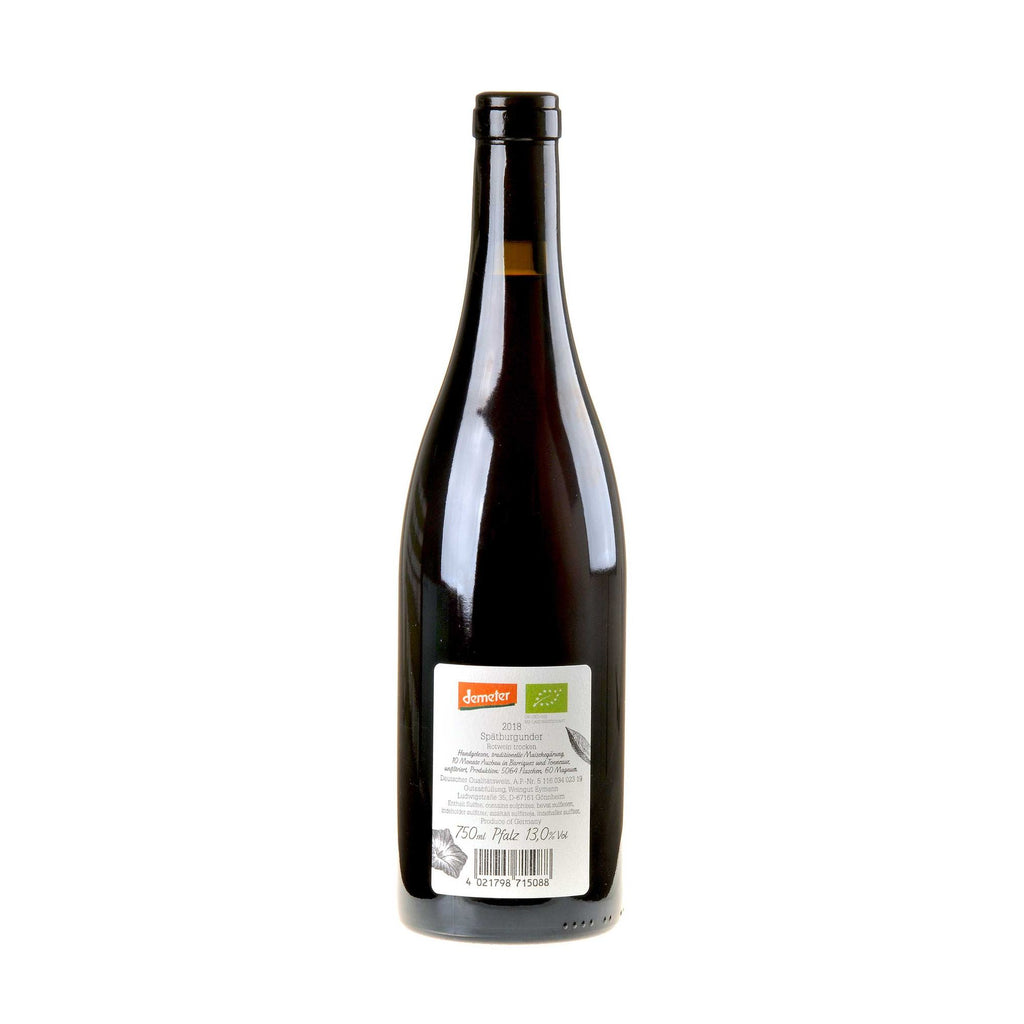 Weingut Eymann Spätburgunder Toreye 2018 Bio Rücketikette