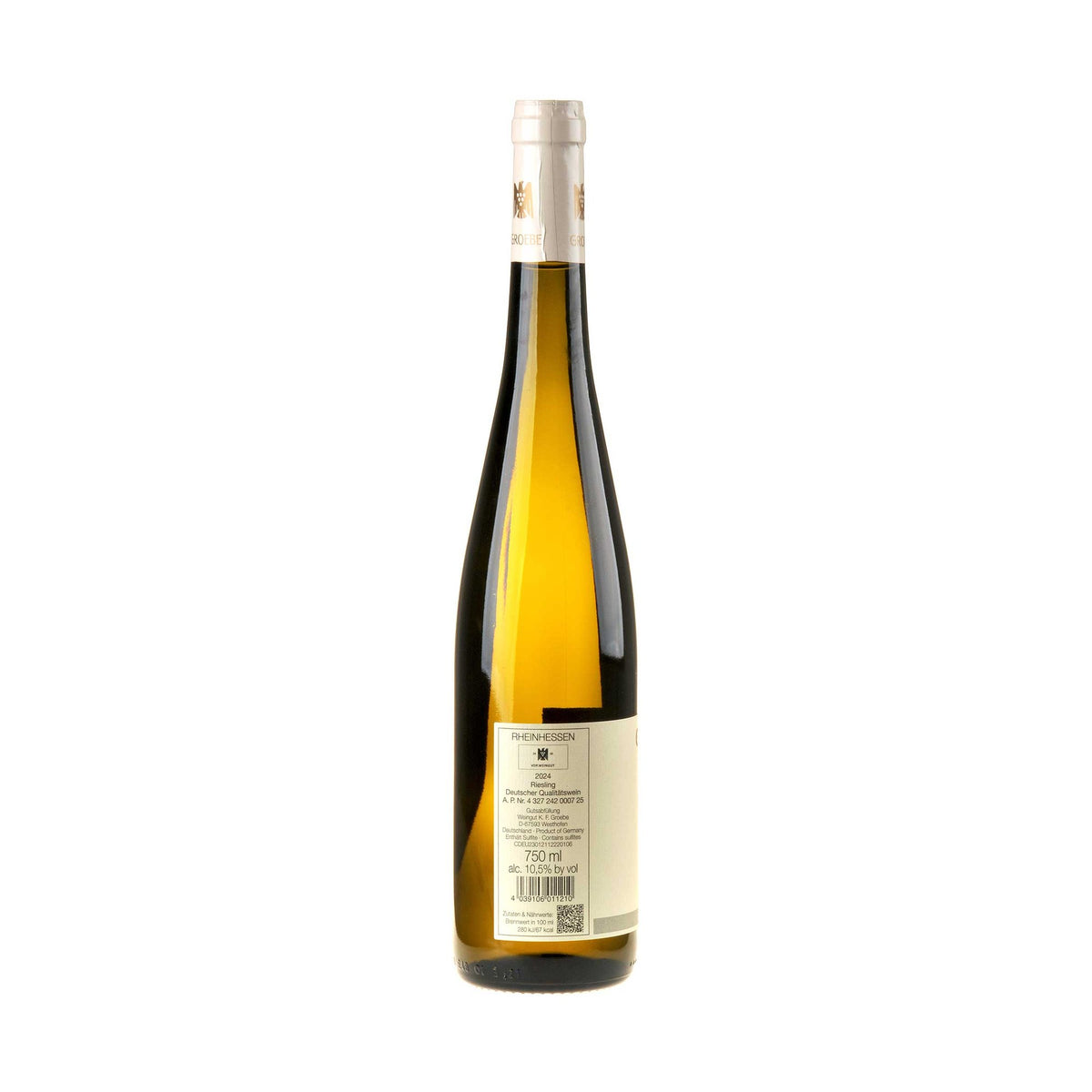 K.F. Groebe Riesling 1763 2024 Ruecketikett