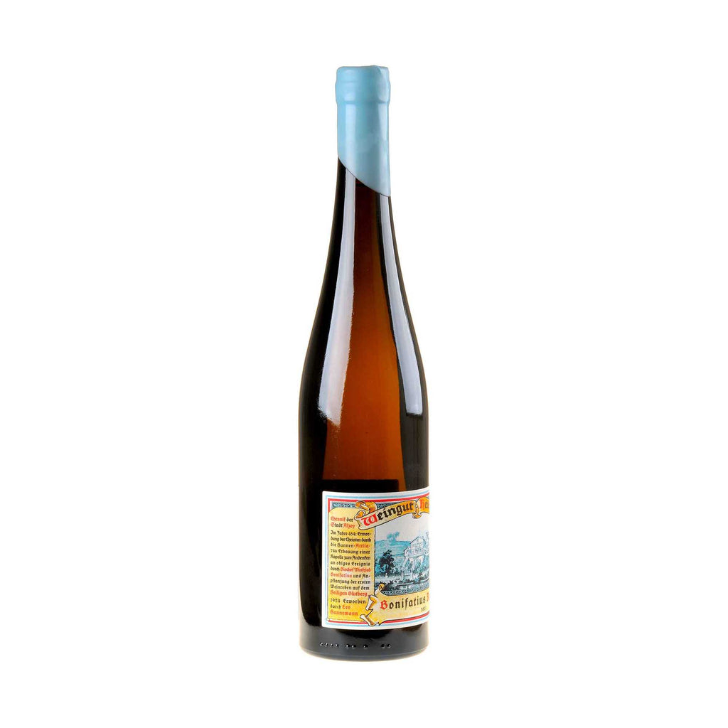Weingut Heiligenblut Riesling Bonifatius 2021 Seitenetikett