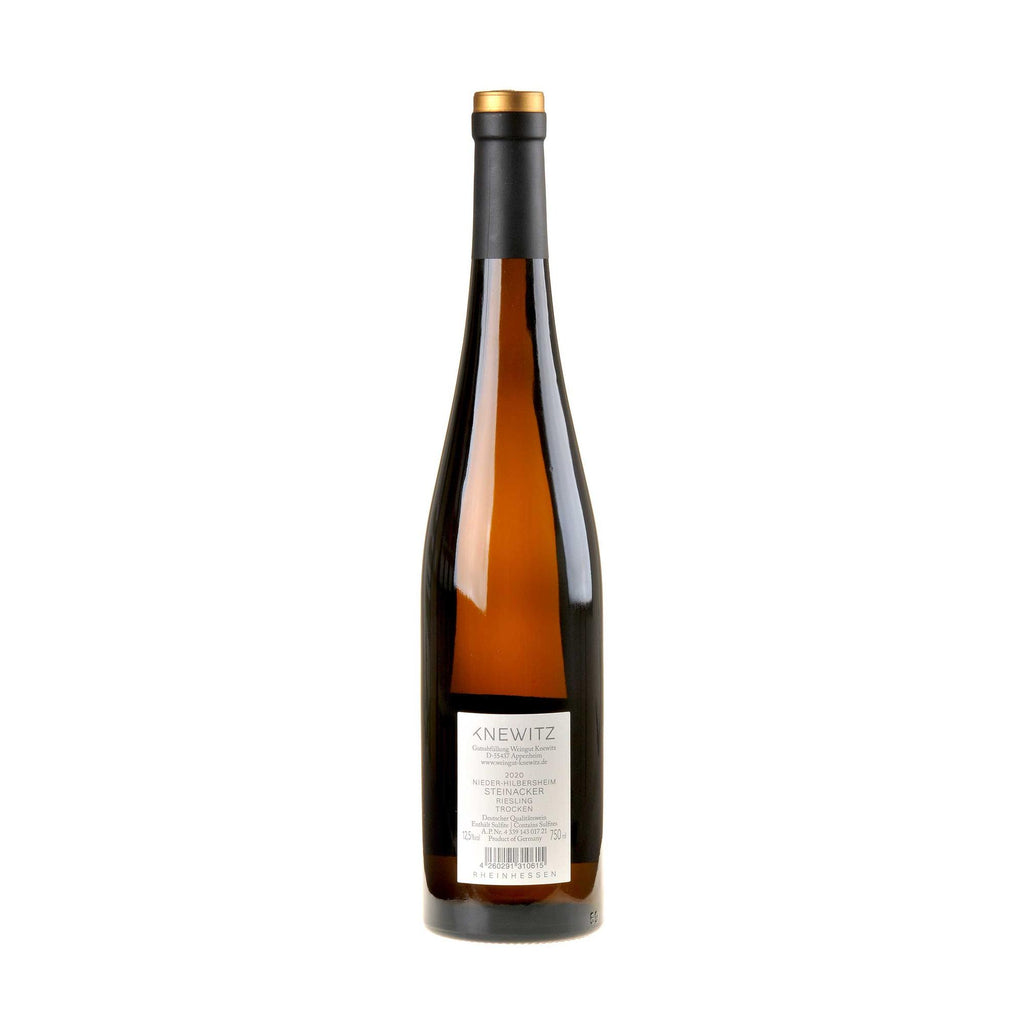 Weingut Knewitz Riesling Steinacker 2020 Rücketikett