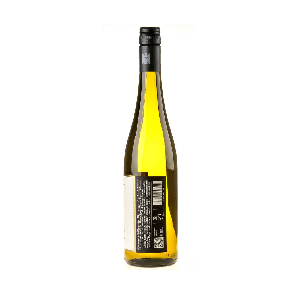 Weingut Knipser Chardonnay & Weißburgunder 2025 Rücketikett