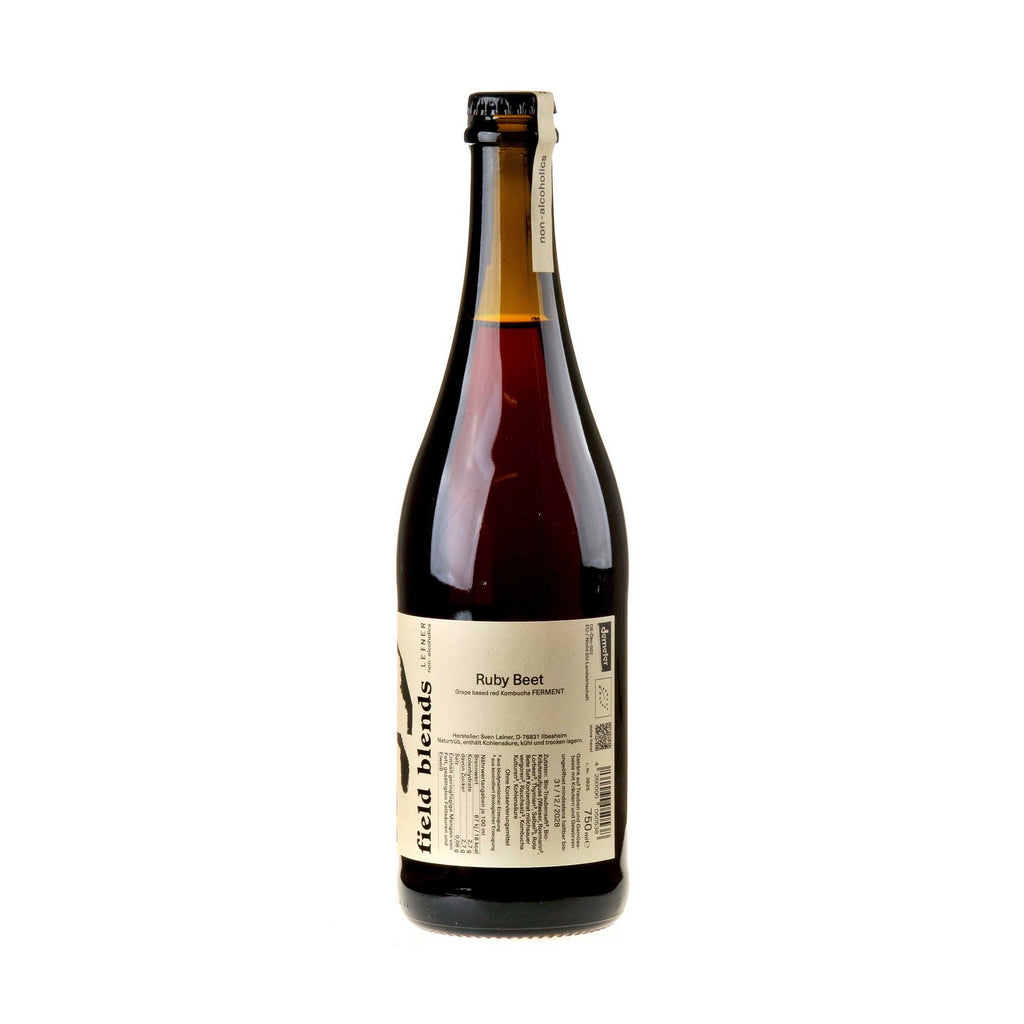 Weingut Leiner Field Blends Ruby Beet alkoholfrei Bio Ruecketikett