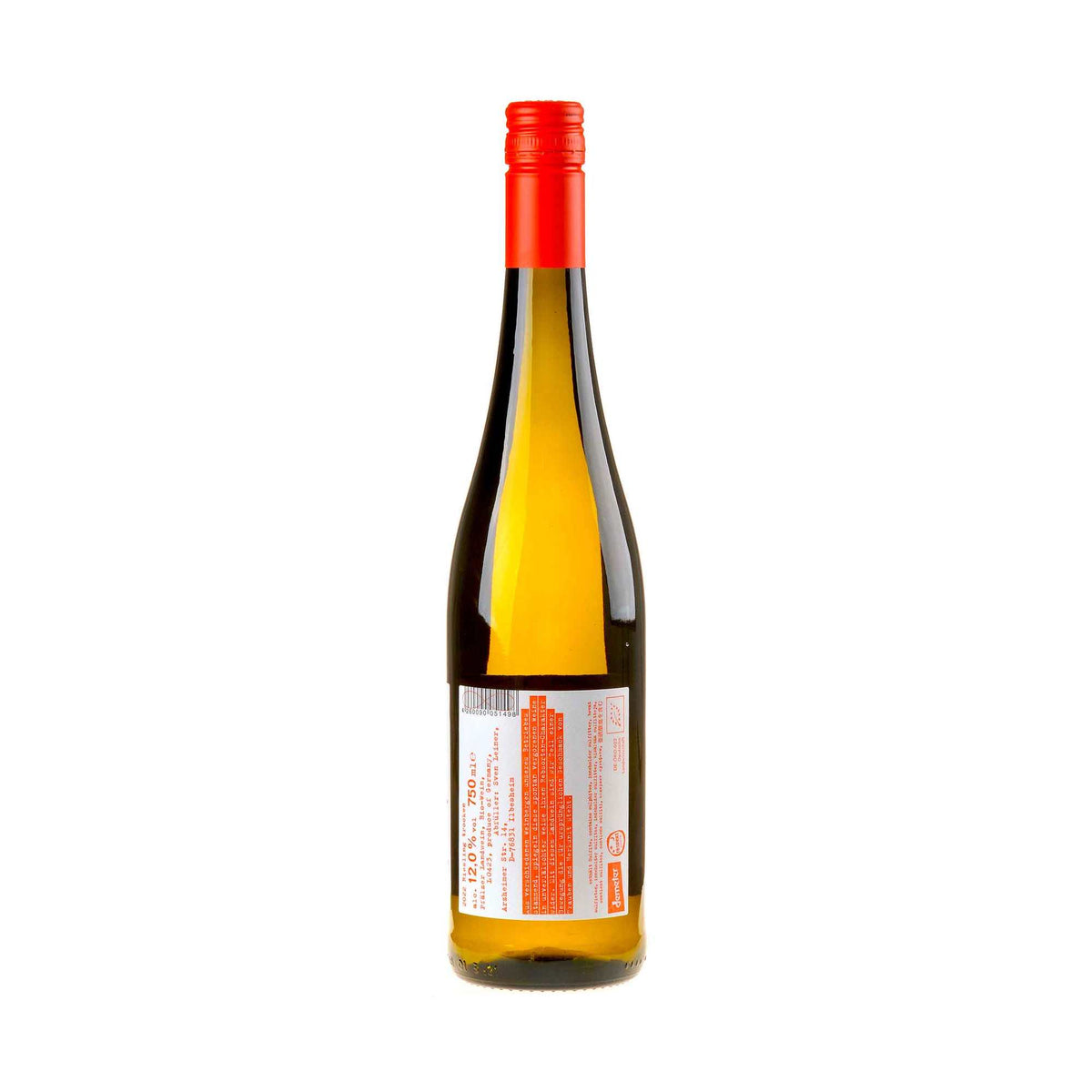 Weingut Leiner Riesling Handwerk Bio 2022 Rücketikett