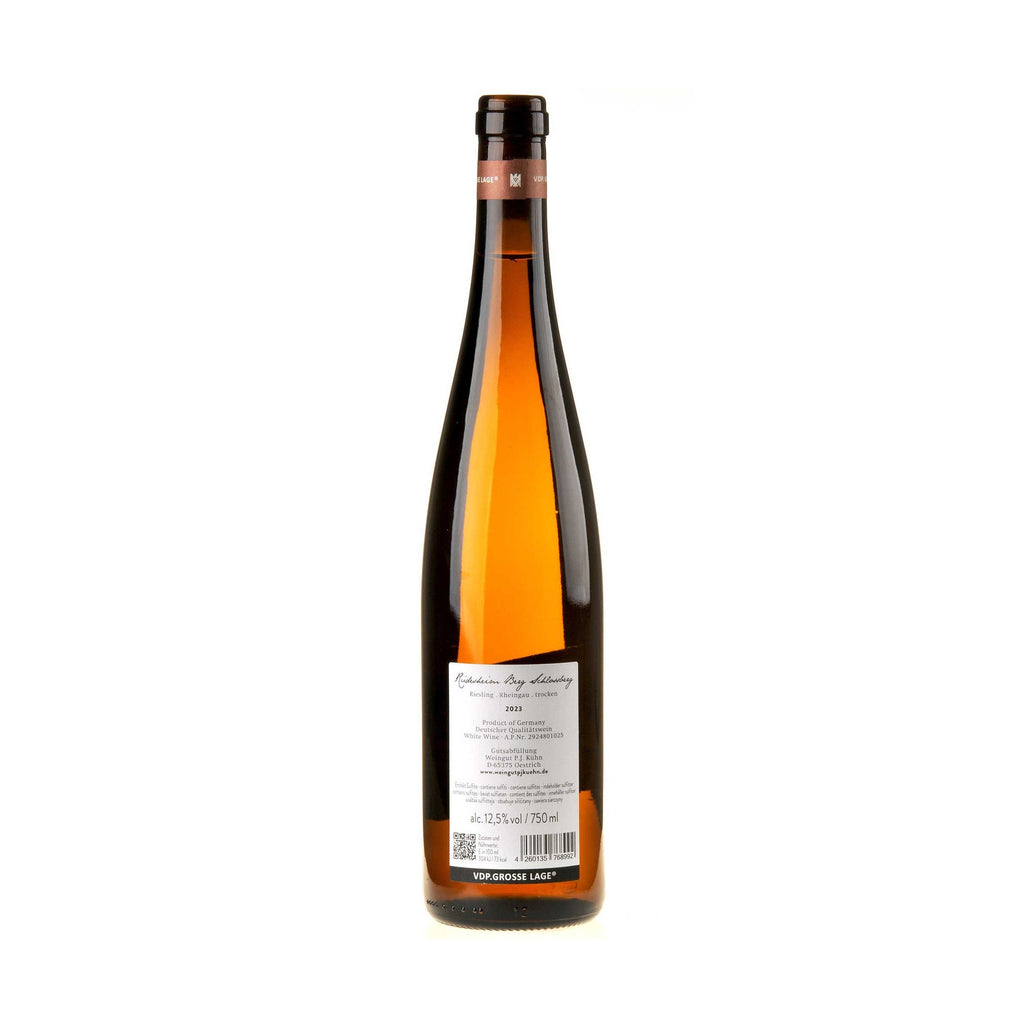 Weingut P.J.Kühn Riesling Berg Schlossberg Großes Gewächs 2023 Ruecketikett