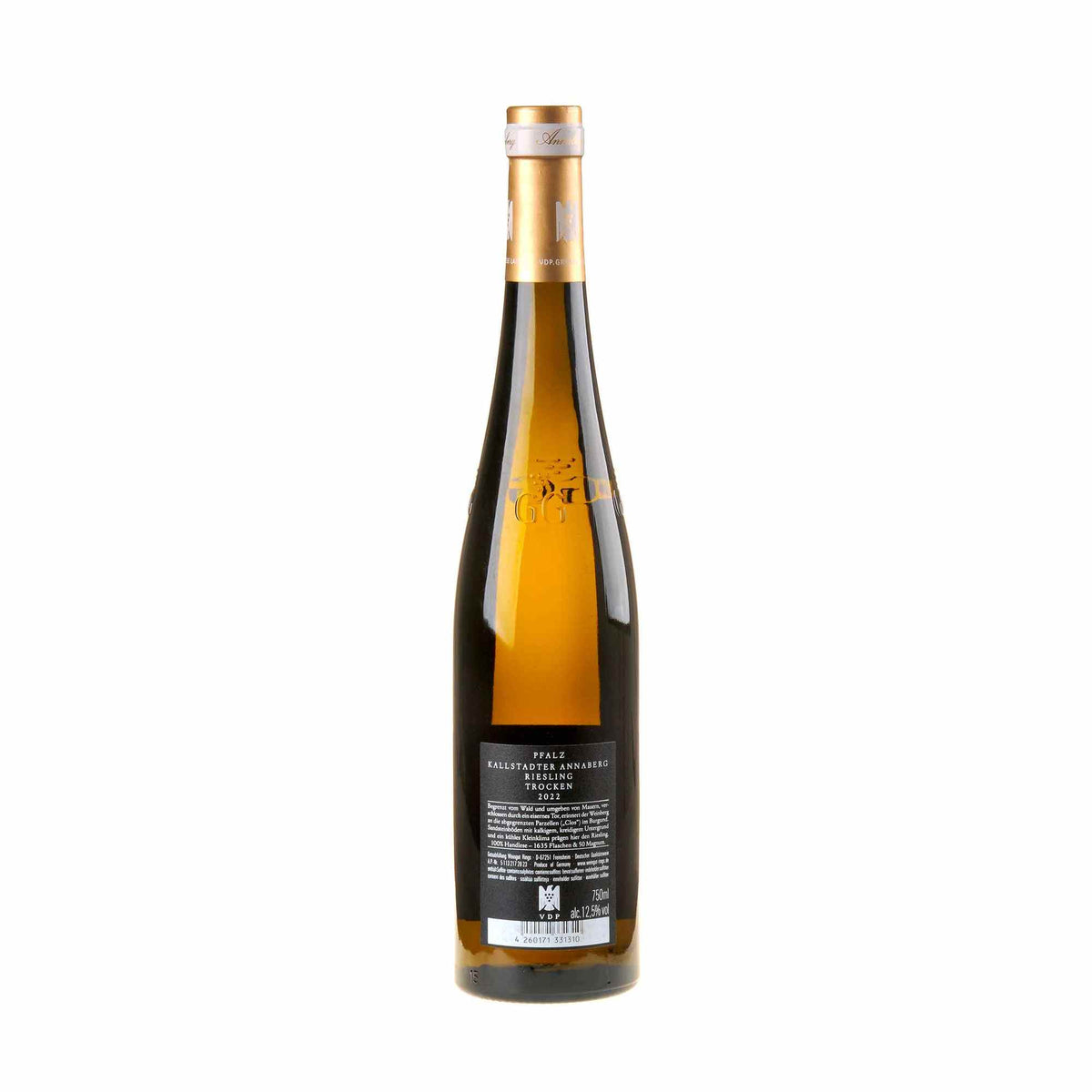 Weingut Rings Riesling Annaberg Großes Gewächs 2022 Rücketikett