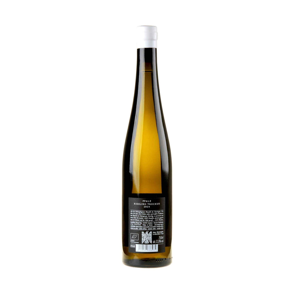 Weingut Rings Riesling KREID Bio 2024 Rücketikett