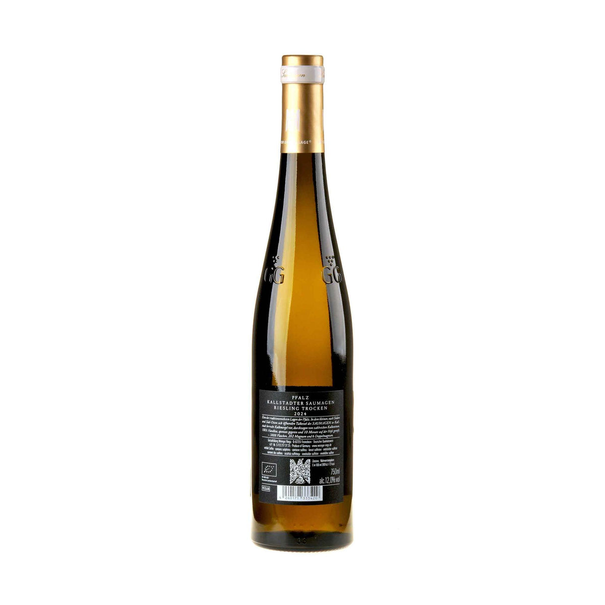Weingut Rings Riesling Saumagen Großes Gewächs 2024 Rücketikett