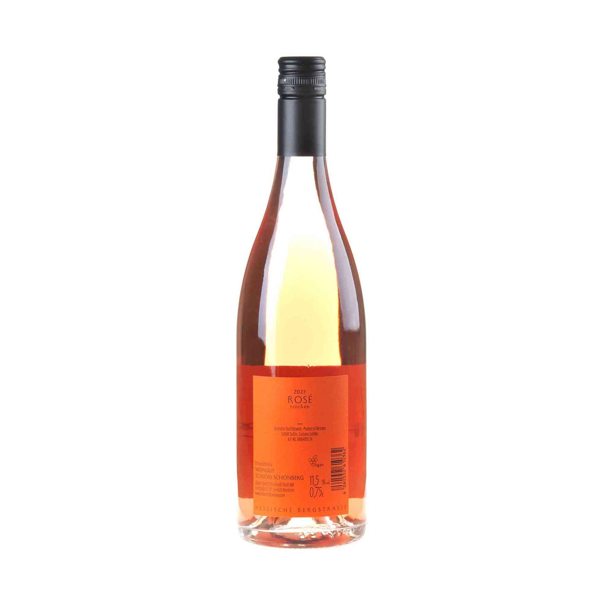Weingut Schloss Schönberg Rosé 2023 Rücketikett