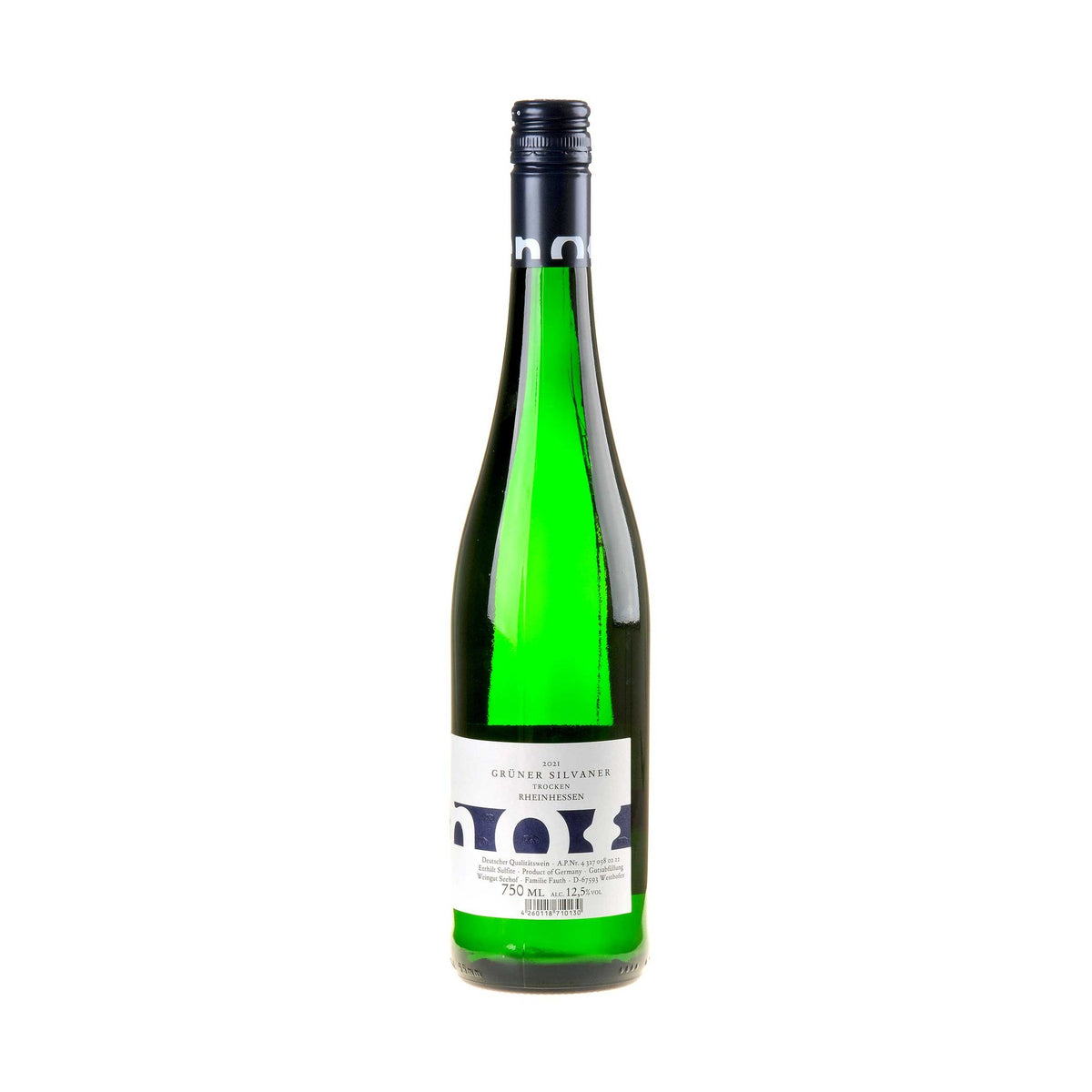 Weingut Seehof Grüner Silvaner trocken 2021 Rücketikett