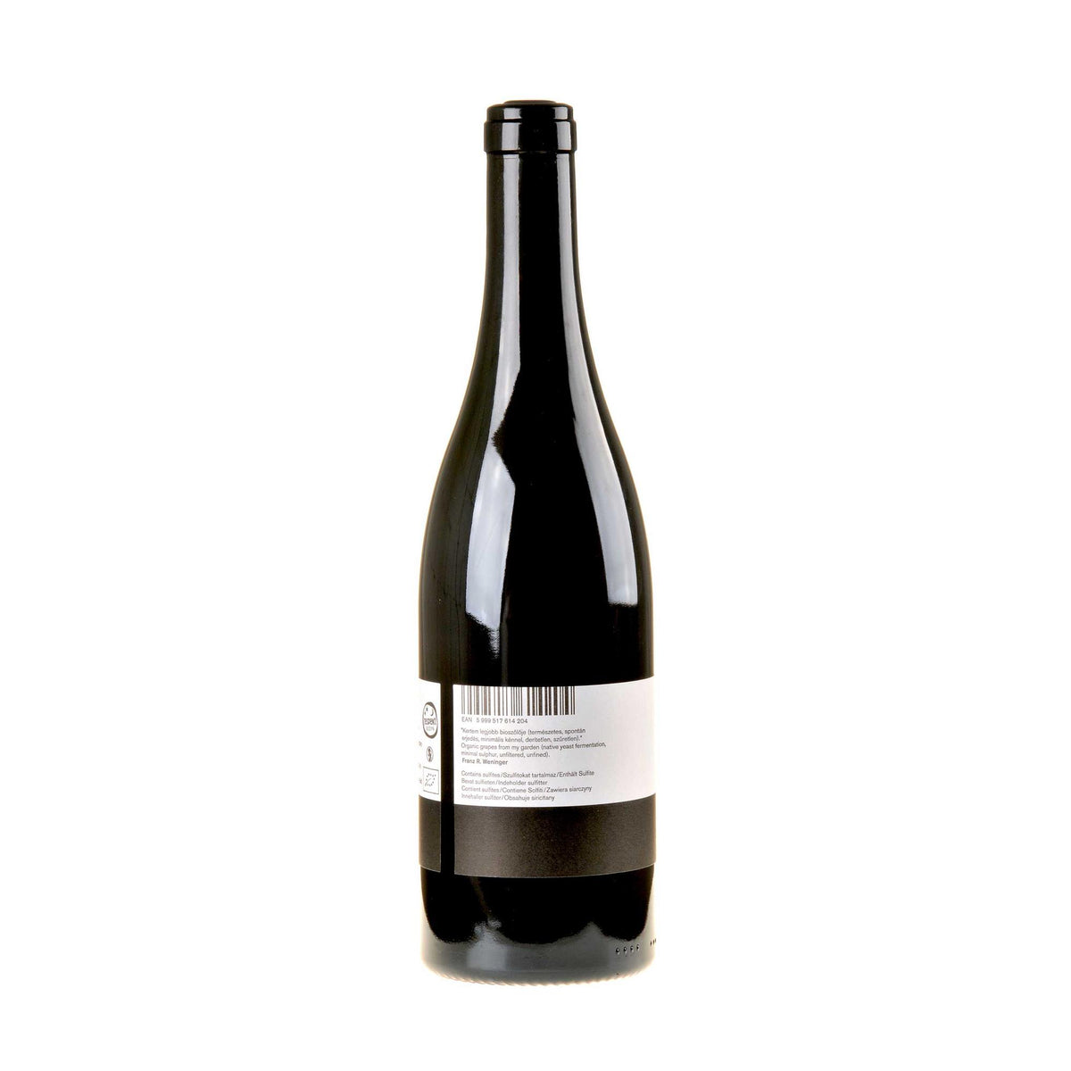 Weingut Weninger Steiner Kékfrankos Bio 2016 Rücketikette