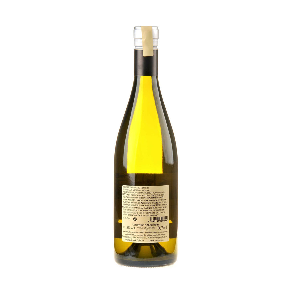 Weingut Ziereisen ST Gutedel 2023 Rücketikett