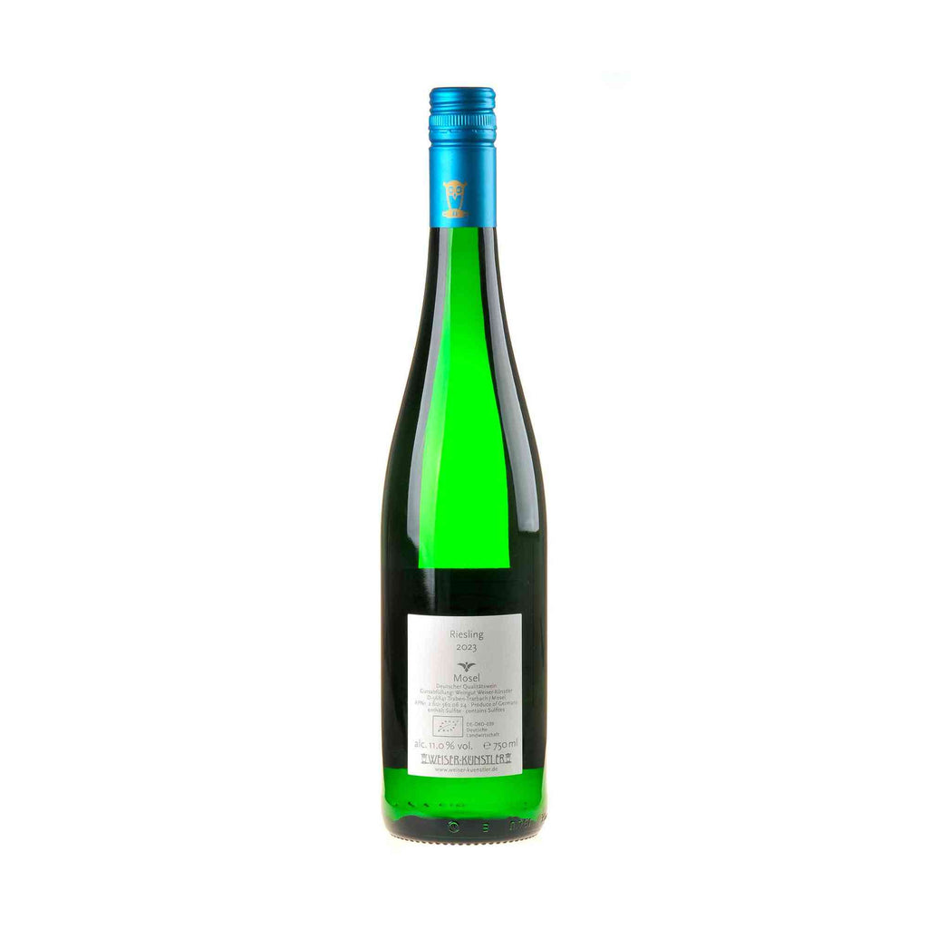 Weiser-Künstler Riesling Bio 2023 Rücketikett